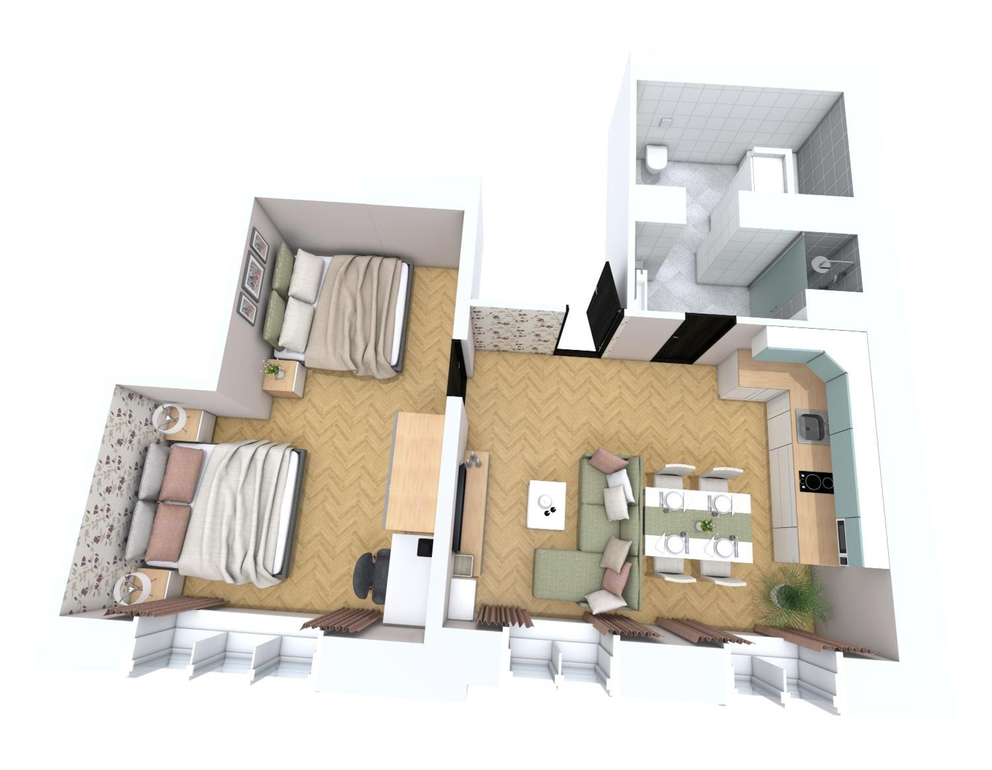 Oasis Apartments At Charles Square Прага Екстериор снимка